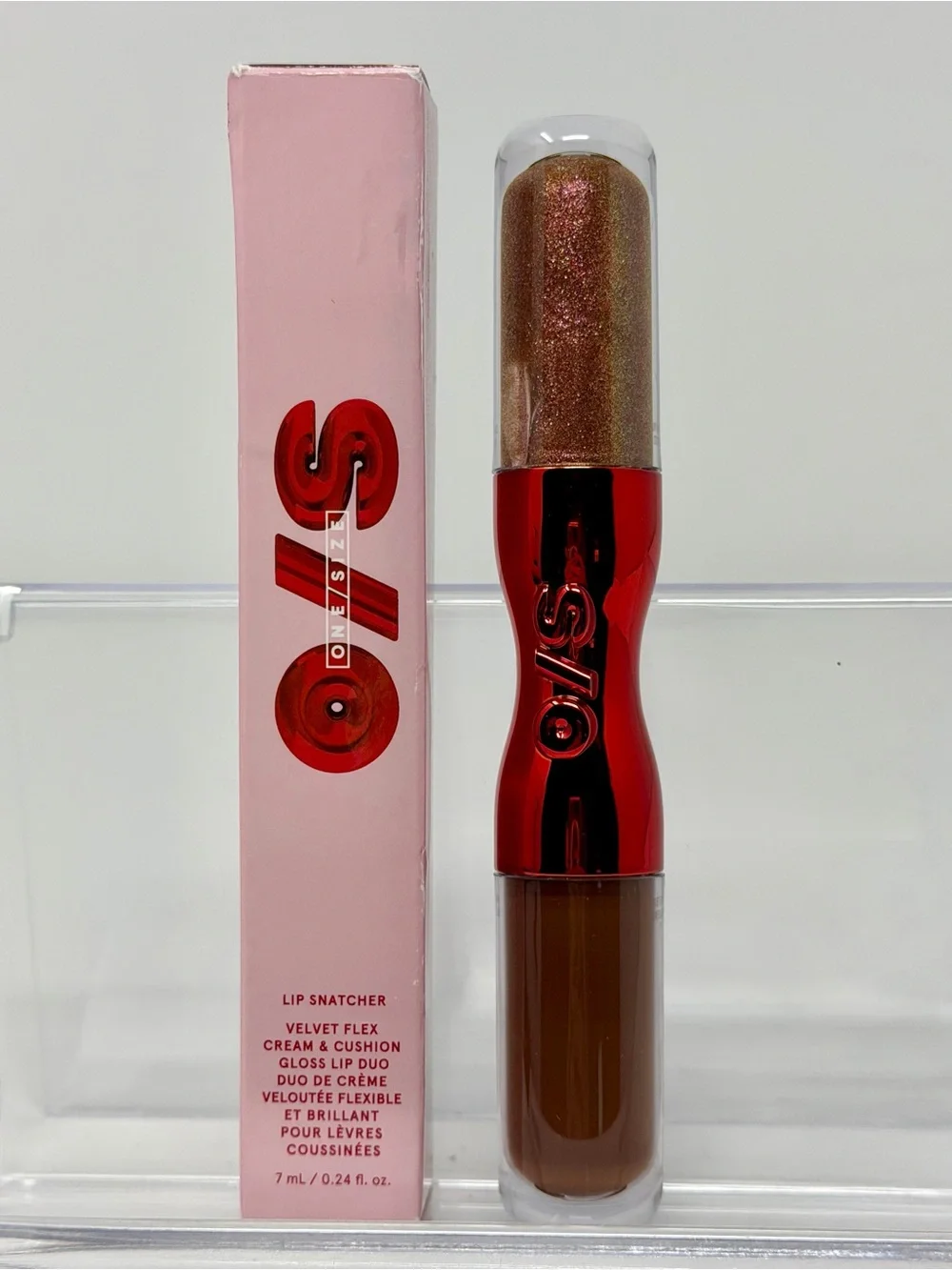 One/Size Lip Snatcher Velvet Flex Cream & Gloss Duo Nightwalker- NIB